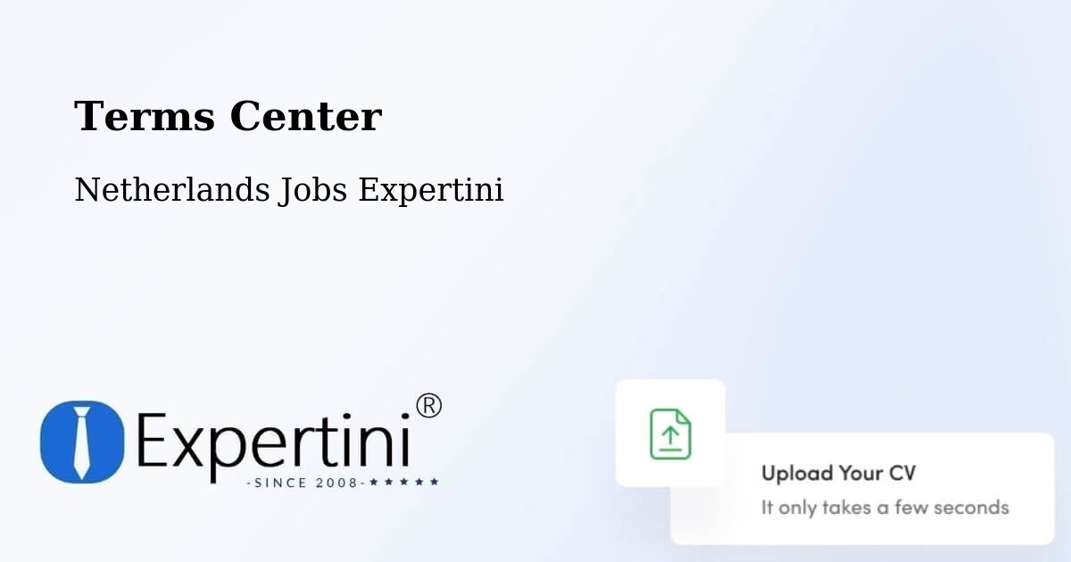 Terms of Service – Egchel - Netherlands Jobs Expertini